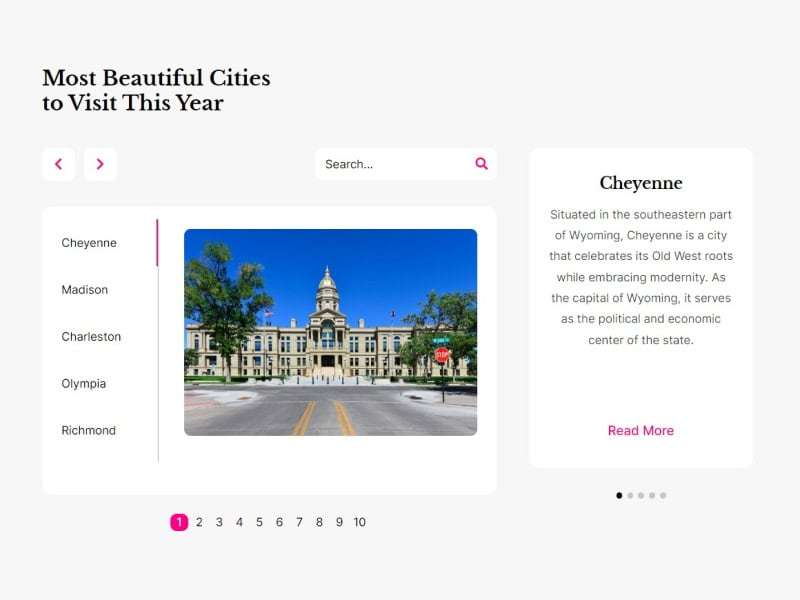 Post Tabs with a Post Pagination